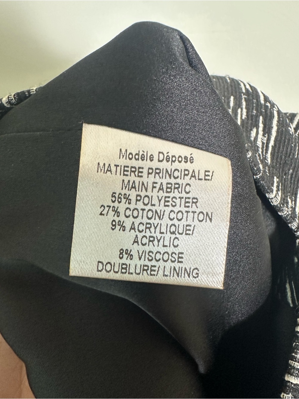 PAULE KA Paris Black and White Professional Office Wear Dress - Picture 4 of 5